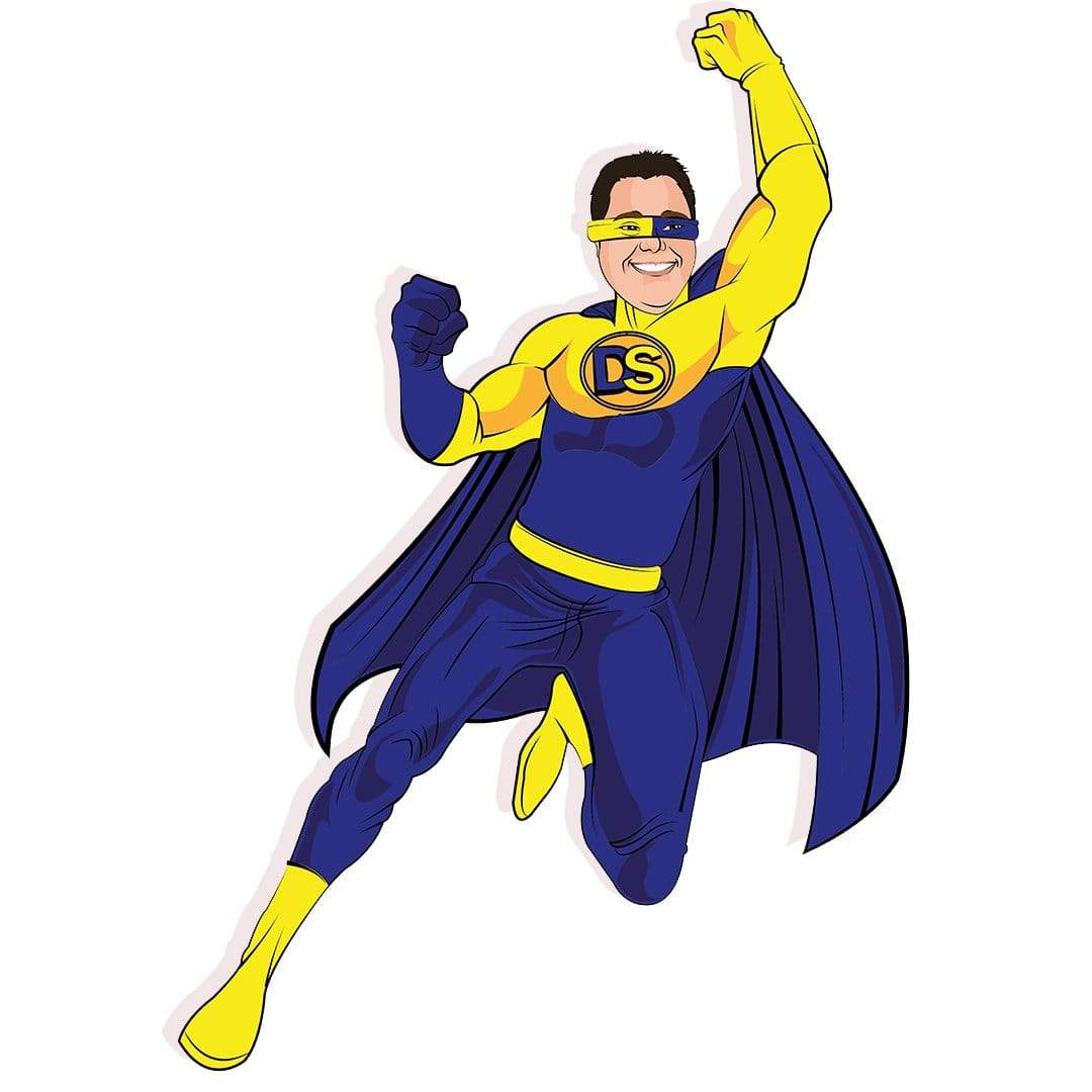 Down Syndrome Superhero Sticker