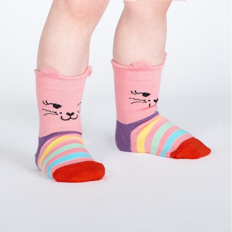 Paws-itively Crew Socks for Toddlers Age 1-2