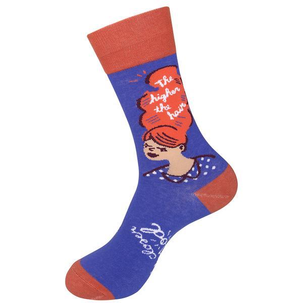 Higher the Hair Socks Unisex Crew Sock