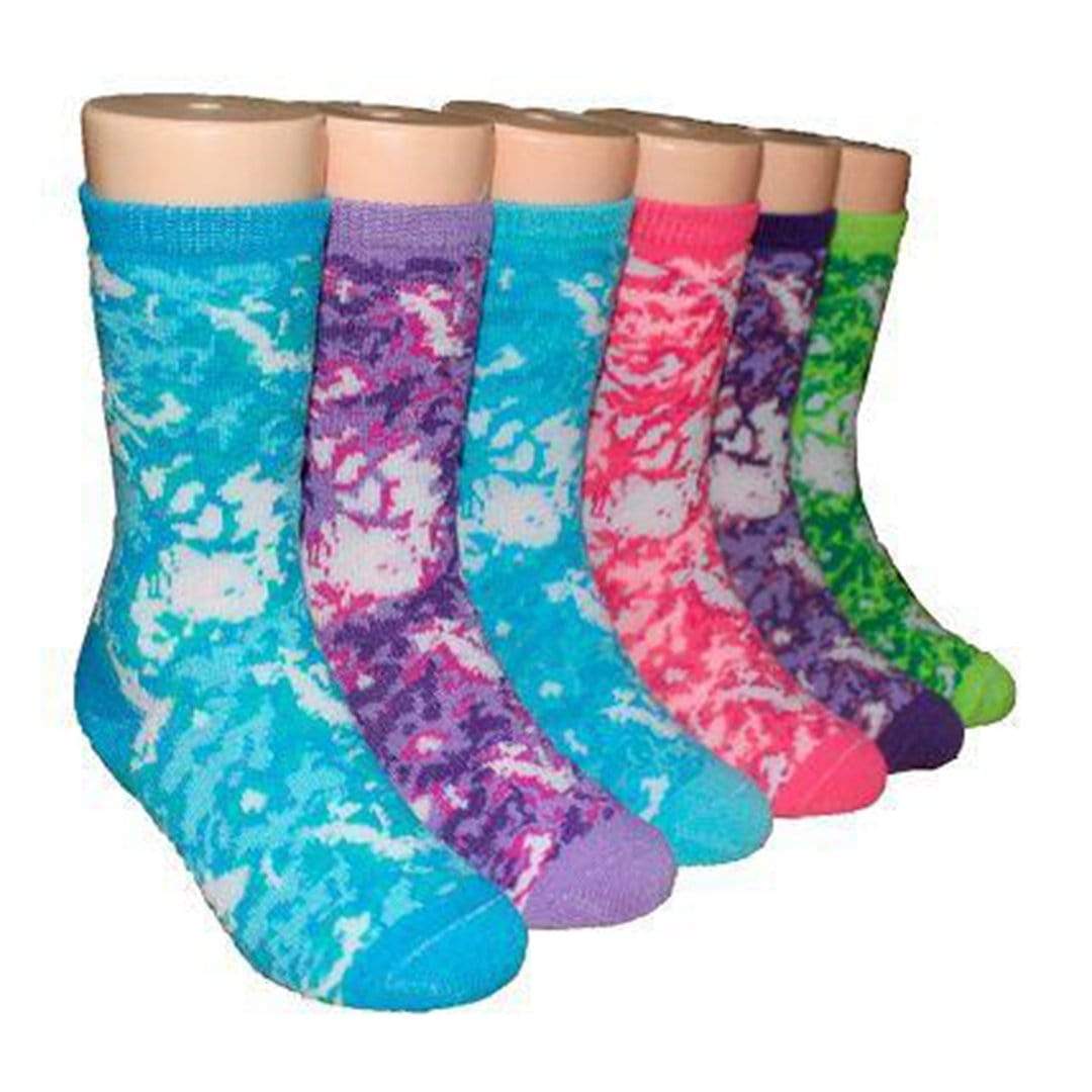 Tie Dye Socks for Toddlers Ages 1–2 – 3-Pack