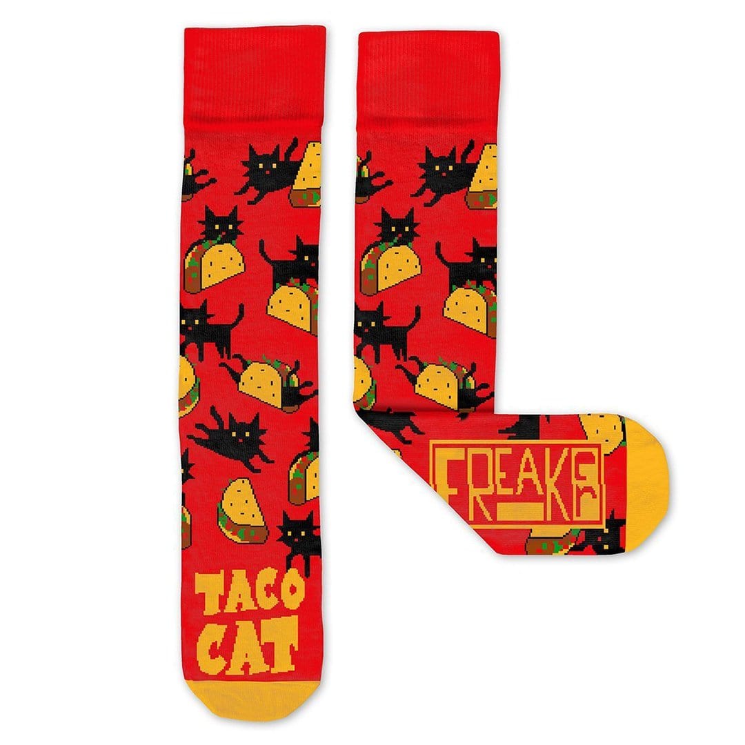 Taco Cat Socks -Unisex Crew Sock