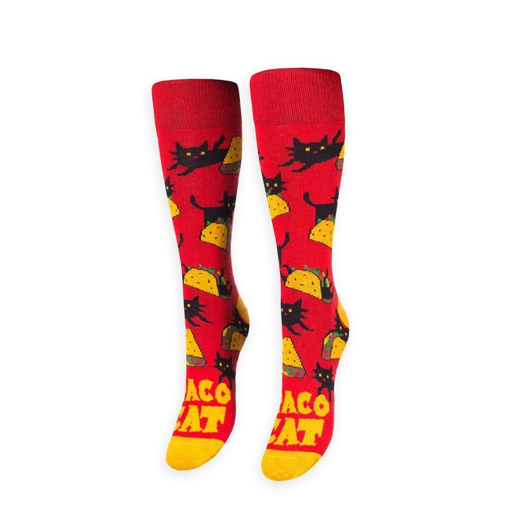 Taco Cat Socks -Unisex Crew Sock