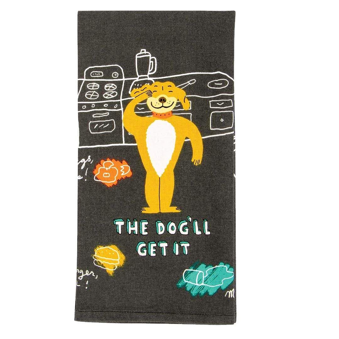 The Dog’ll Get It Dish Towel