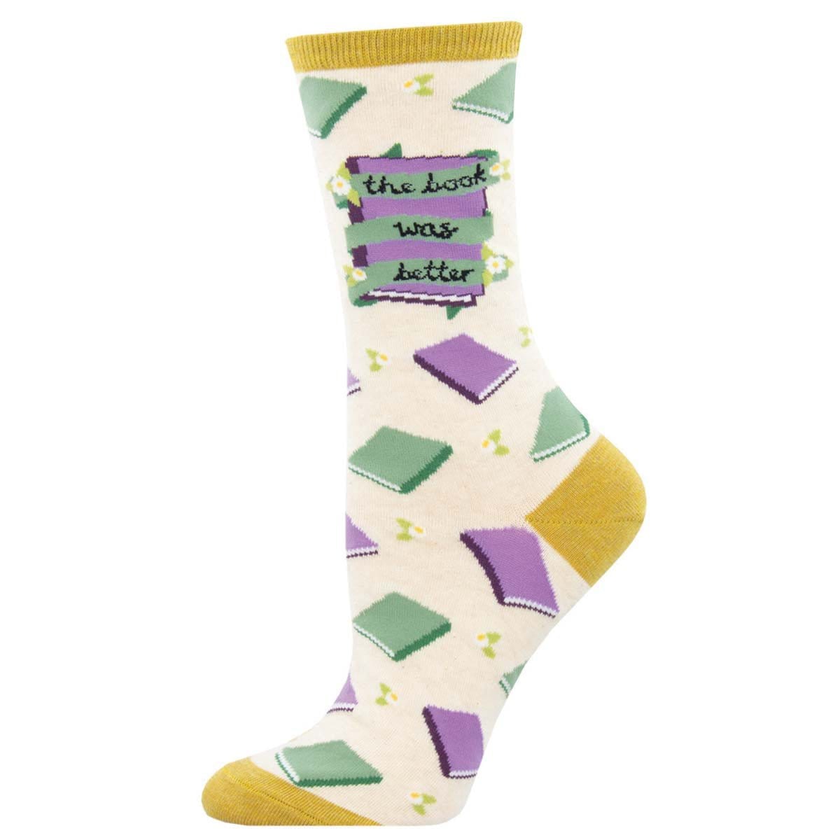 The Book Was Better Women’s Crew Sock