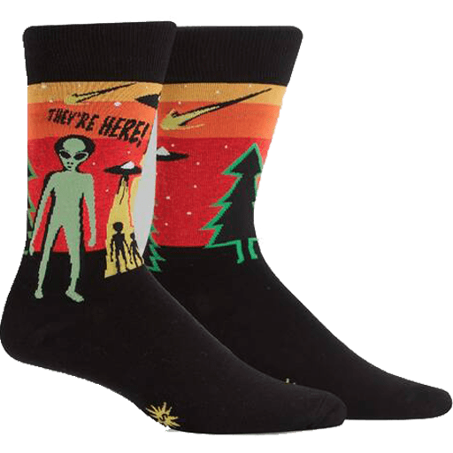 They’re Here Men’s Crew Socks