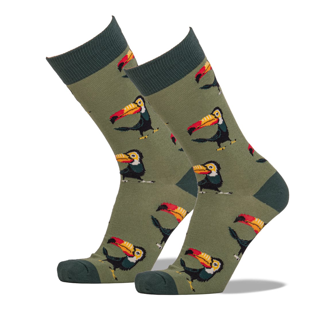 Tropical Toucan Men’s Crew Sock