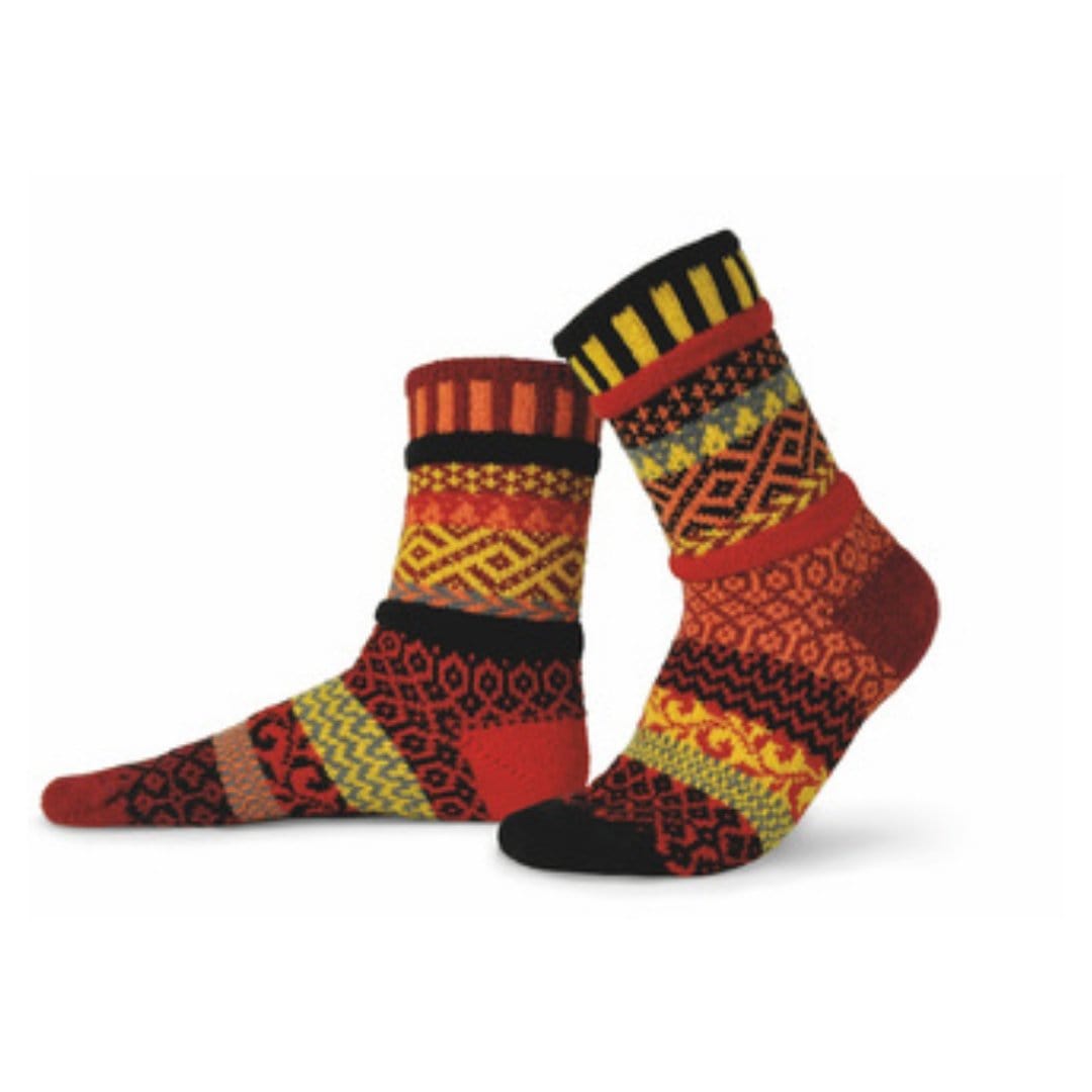 Fire Cotton Crew Socks