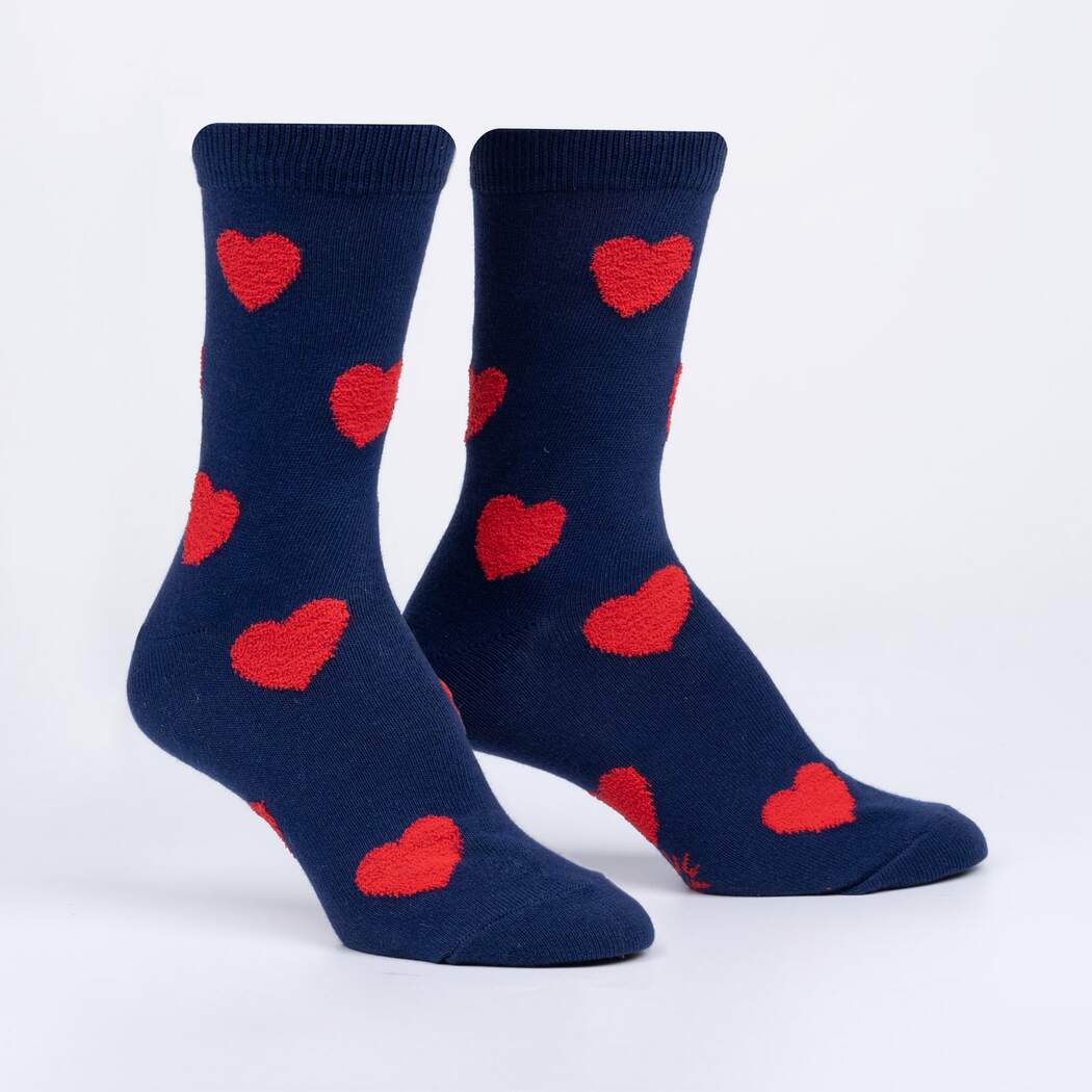 Sweethearts Women’s Fuzzy Crew Socks