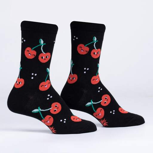 Mon Cherry Women’s Crew Socks