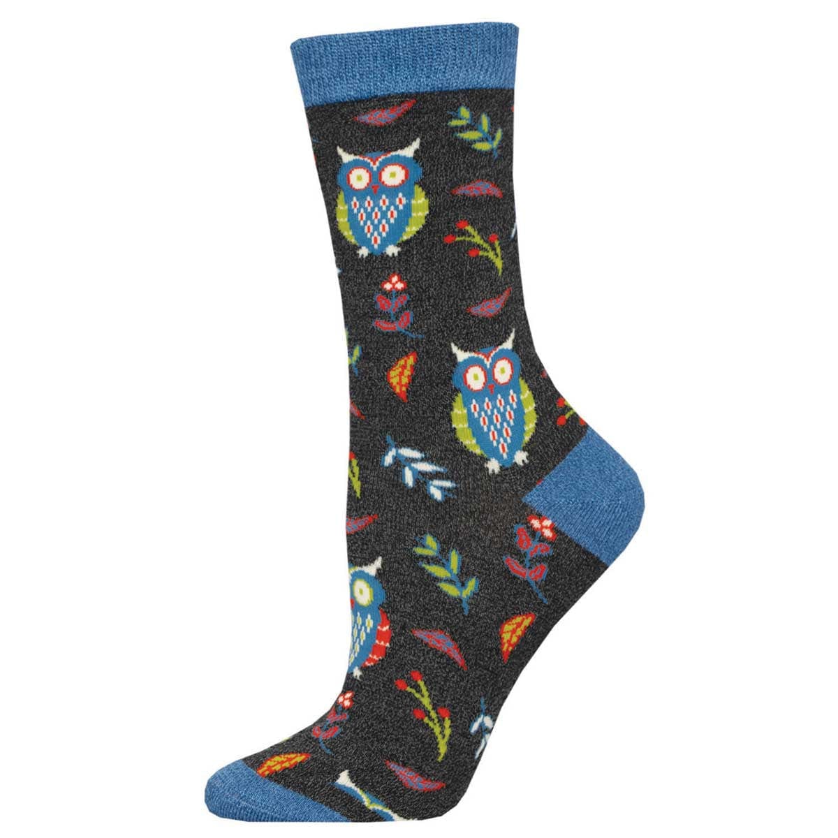 Cute Hoot Bamboo Women’s Crew Socks