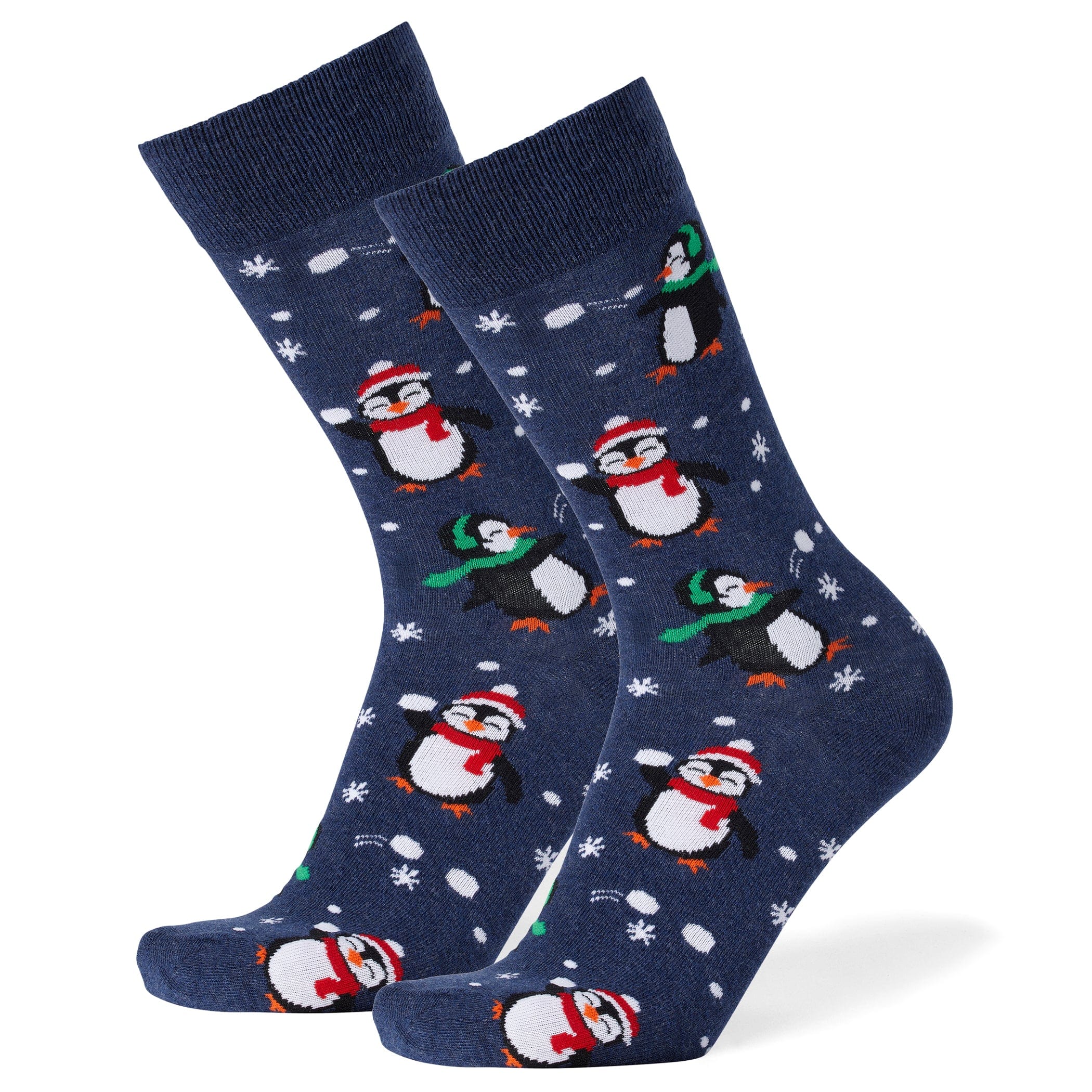 Winter Penguins Crew Socks