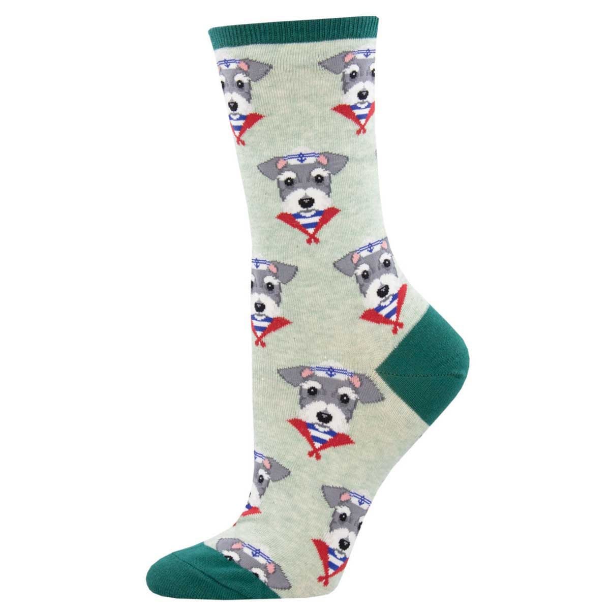 Snazzy Schnauzer Women’s Crew Socks