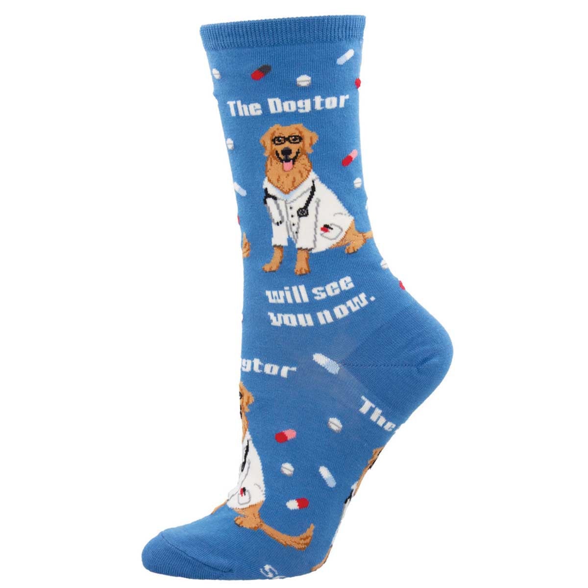 The Dogtor Is In Women’s Crew Socks