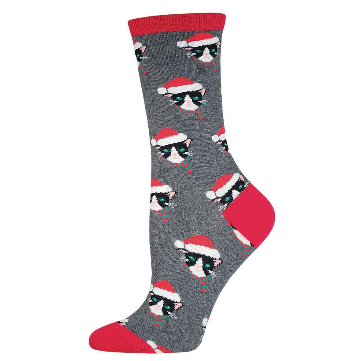 Santa Cats Women’s Crew Socks