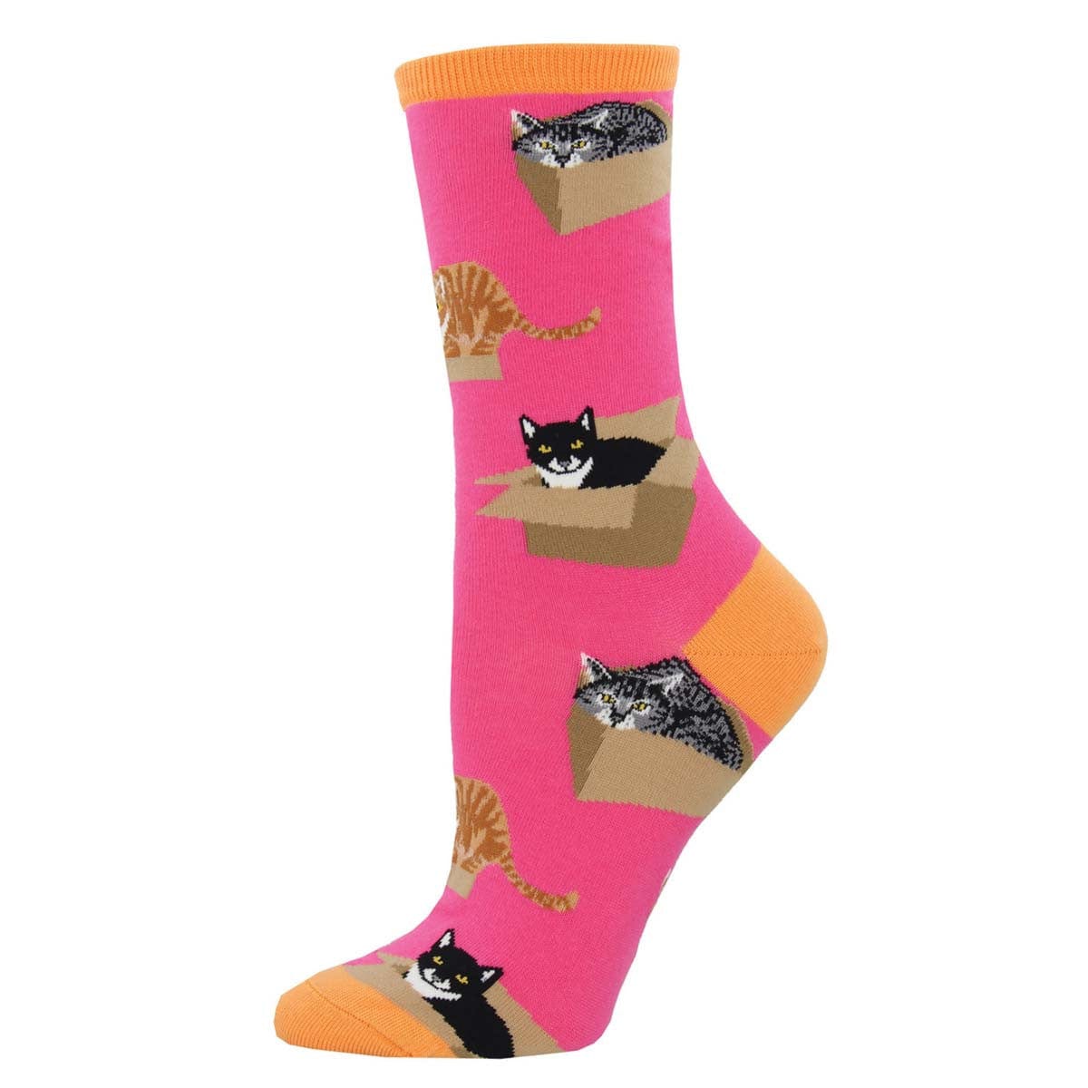 Cat In A Box Women’s Crew Socks