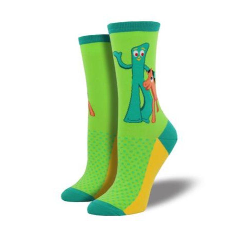 Gumby and Pokey Socks Women’s Crew Sock