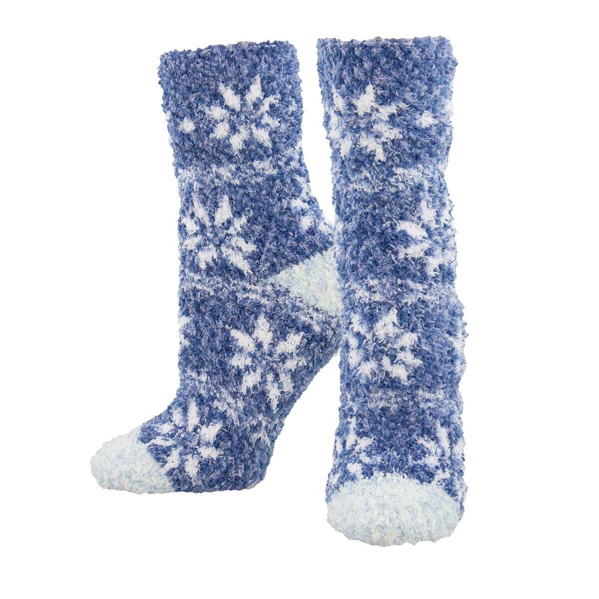 Fair Isle Fun Fuzzy Women’s Crew Socks