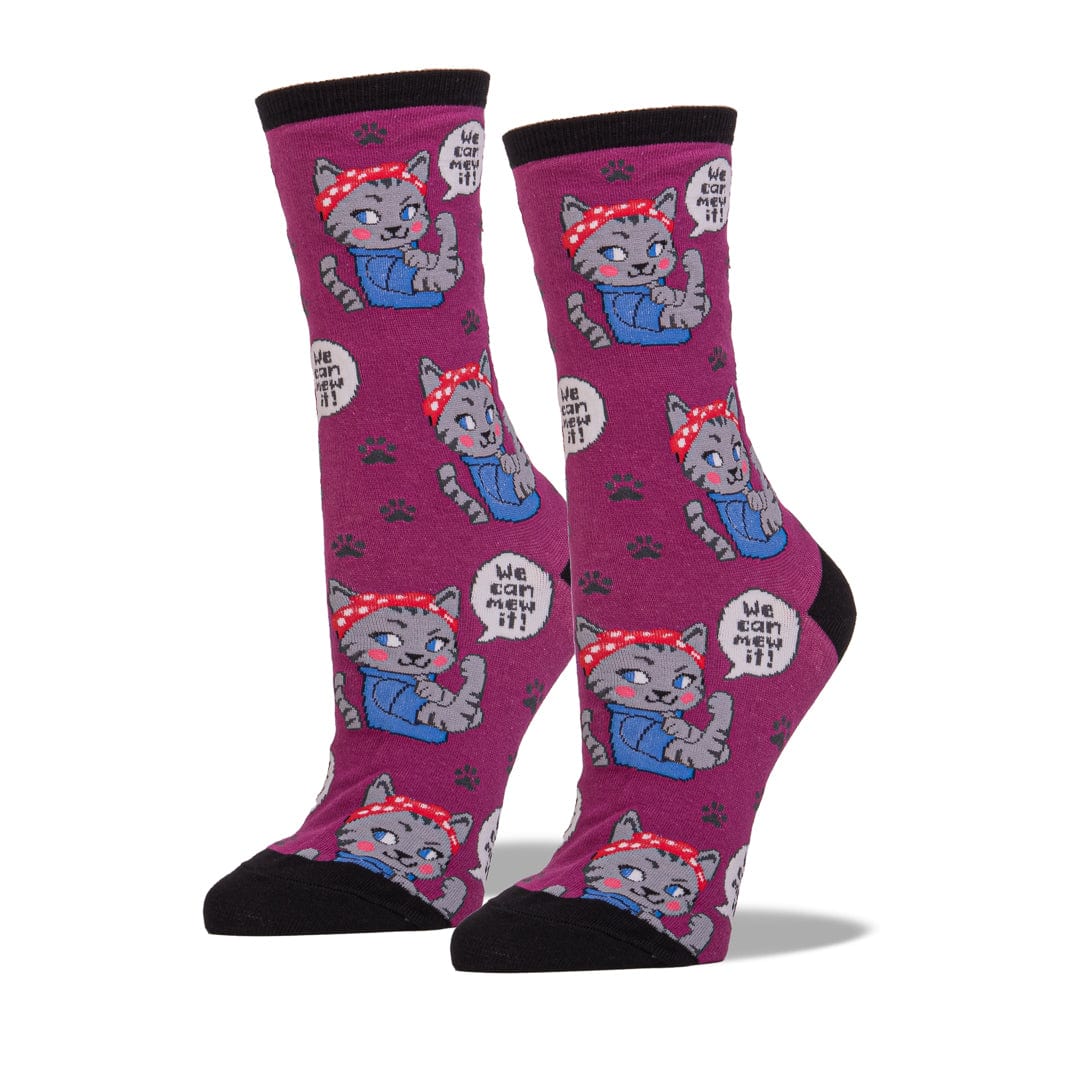 We Can Mew It Women’s Crew Sock