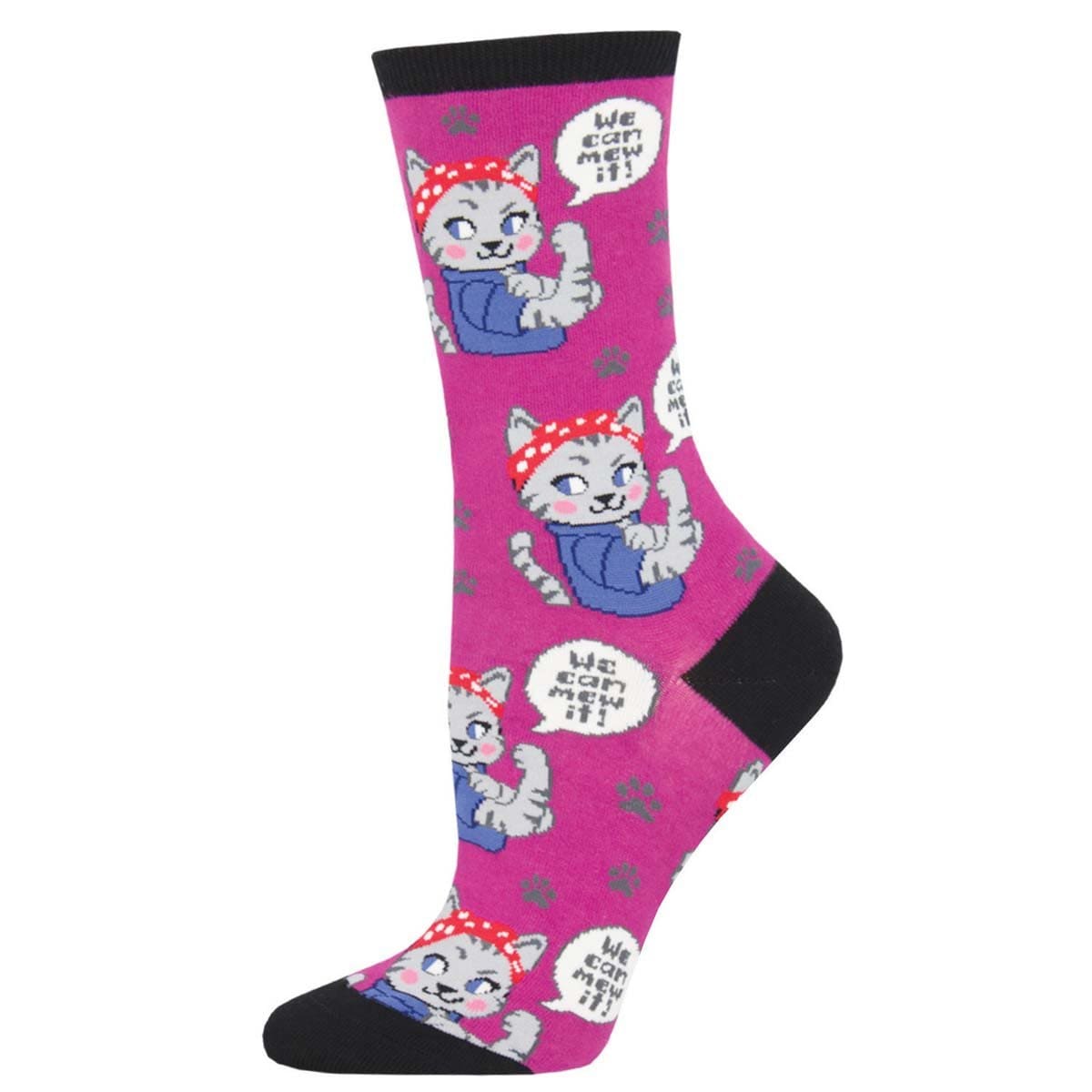 We Can Mew It Women’s Crew Sock