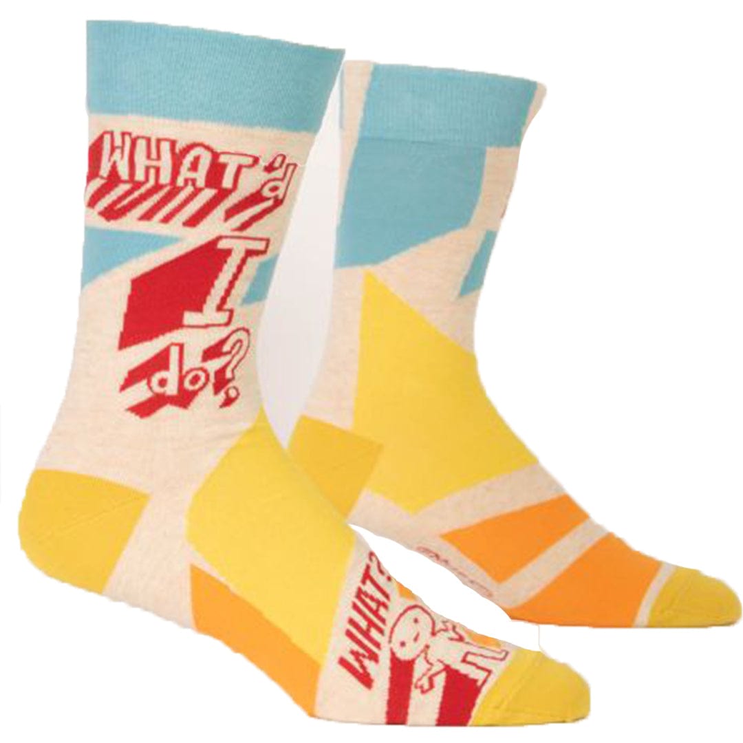 What I’d Do? Men’s Crew Socks