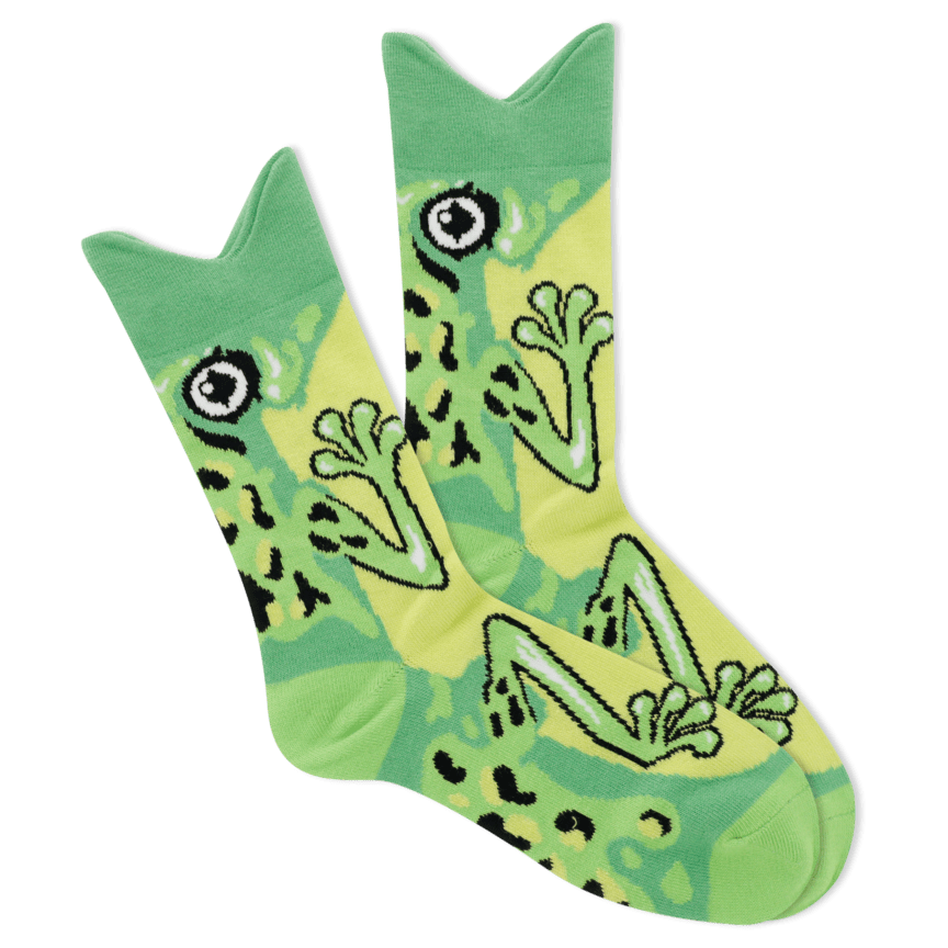 Wide Mouth Frog Women’s Crew Sock