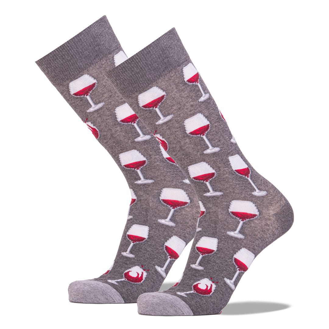 Wine Glass Men’s Crew Sock