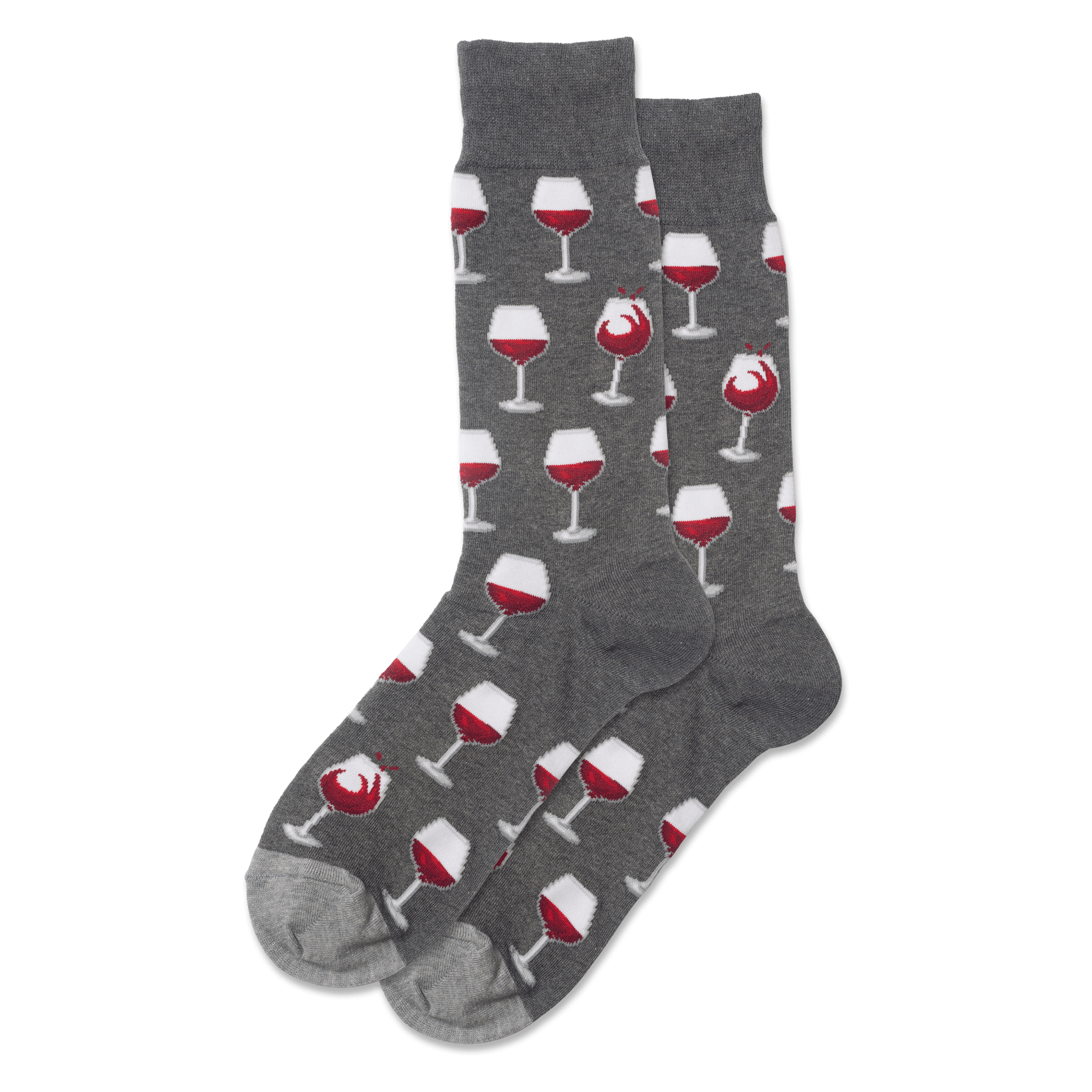 Wine Glass Men’s Crew Sock