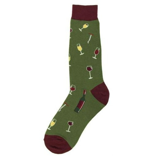 Wine Men’s Crew Socks