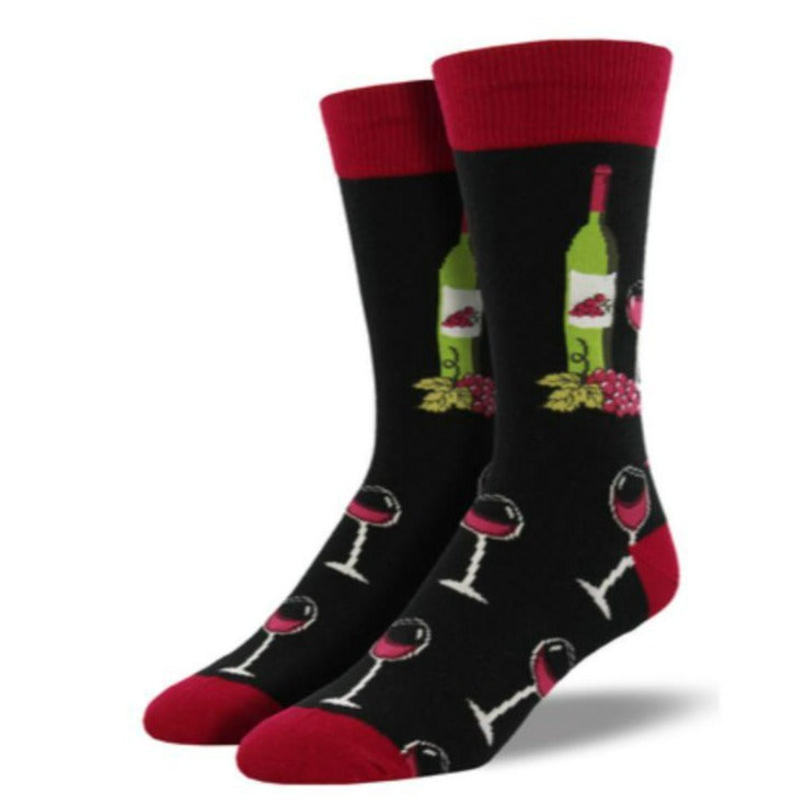 Wine Scene Socks Men’s Crew Sock