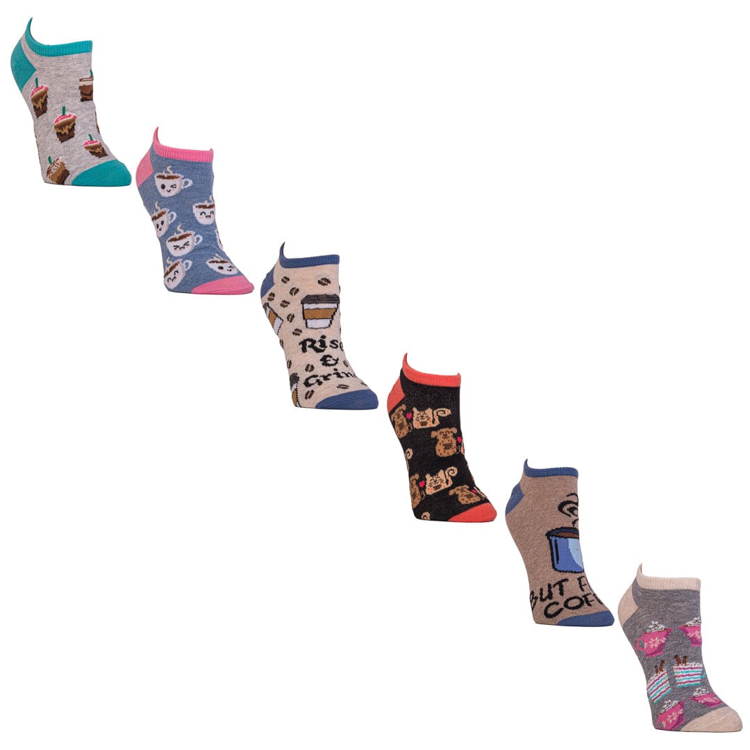 Women’s Rise And Grind Ankle Socks Six Pair Pack