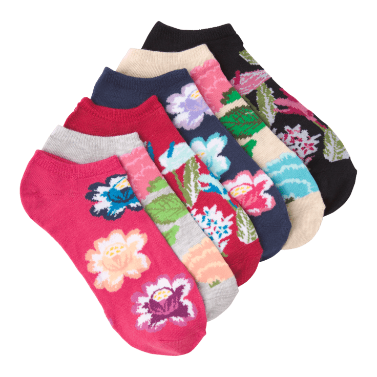 Botanical Florals Women’s 6 Pair Pack Socks