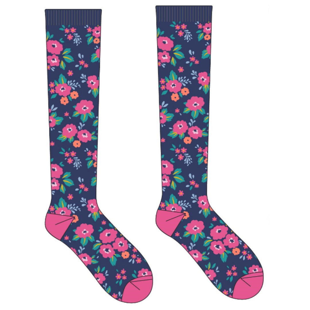 Women’s Floral Compression Socks