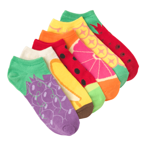 Women’s Fruit No Show 6 Pair Pack