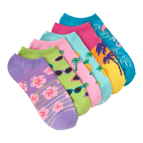 Women’s Palm Beach No Show 6 Pair Pack