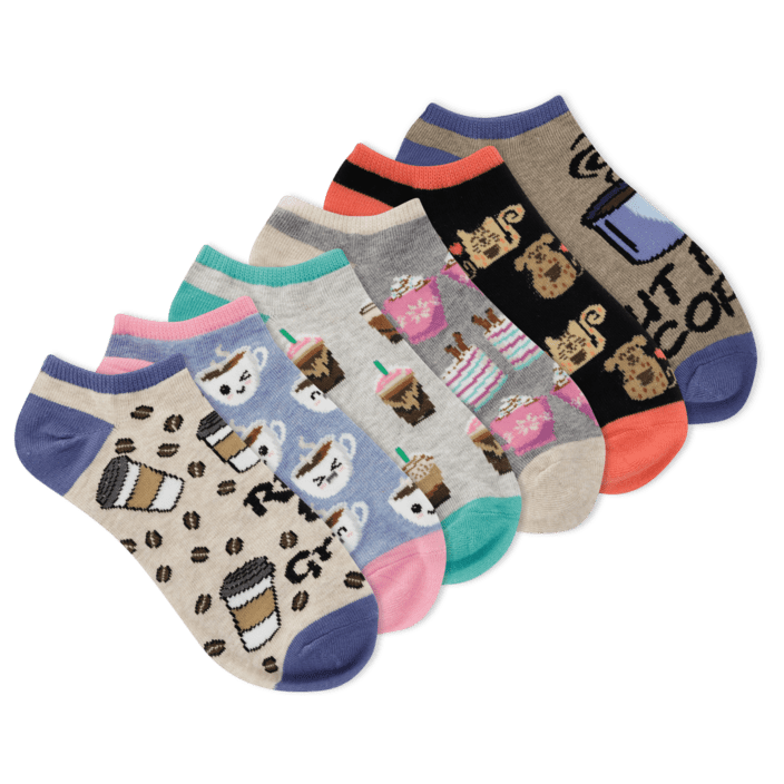 Women’s Rise And Grind Ankle Socks Six Pair Pack