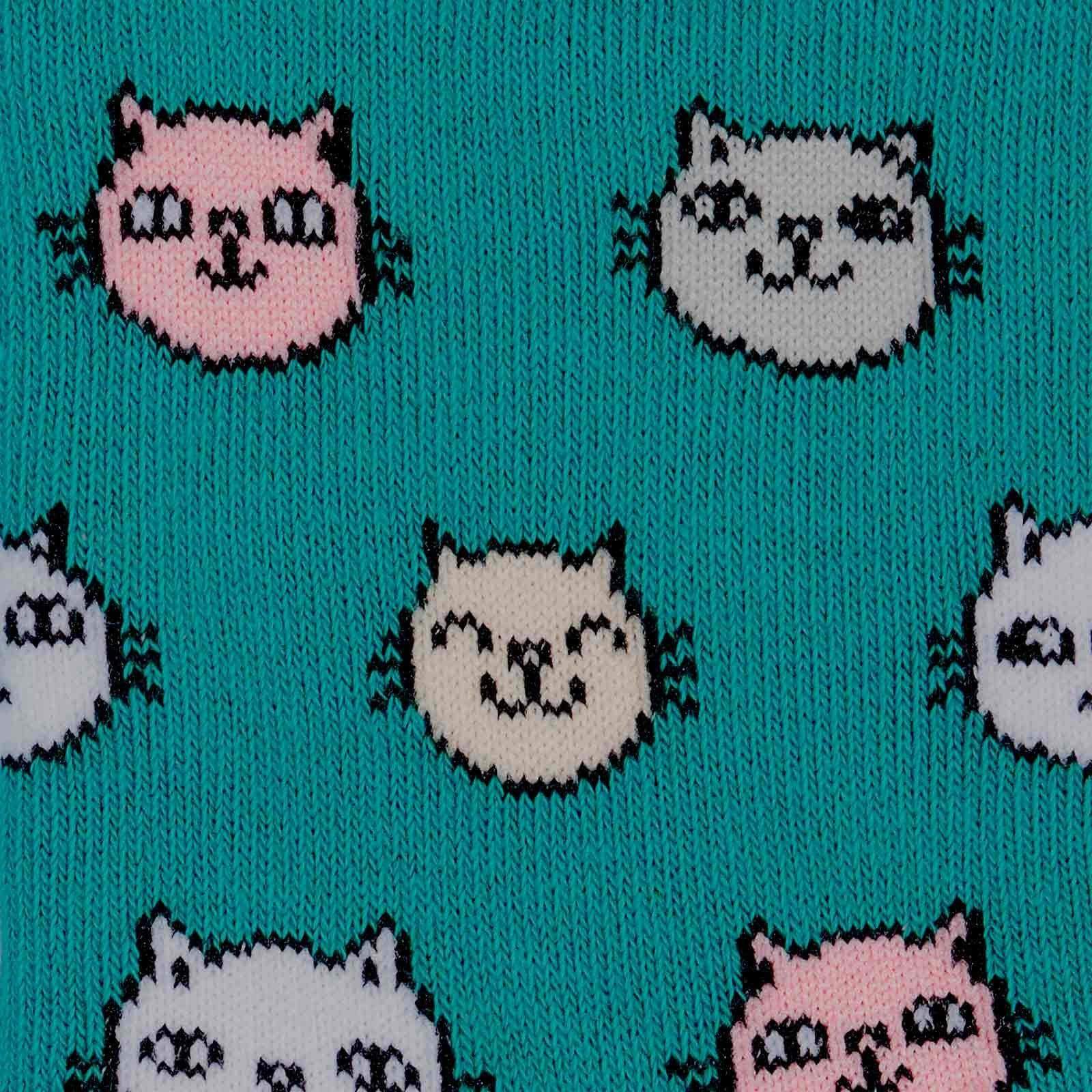 Feline Fine Youth Crew Socks