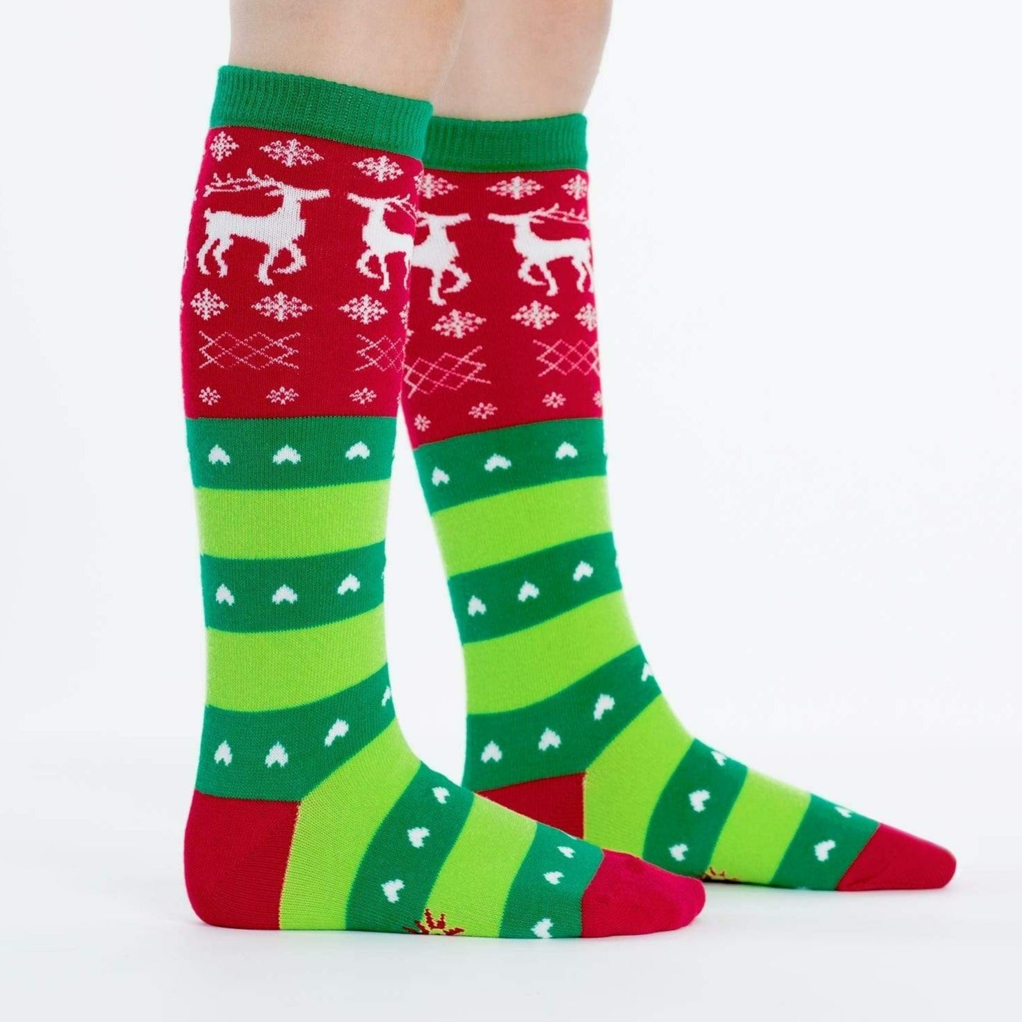 Tacky Holiday Sweater Youth Knee High Socks