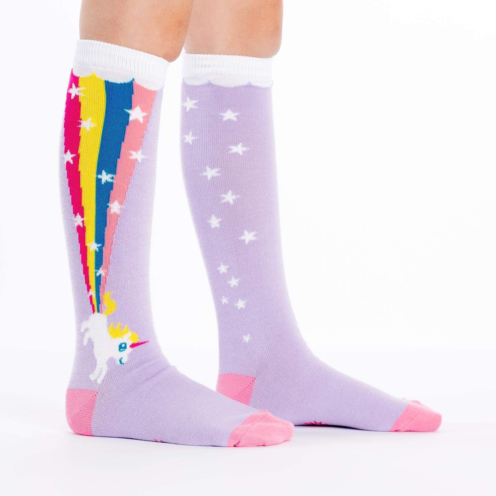 Rainbow Blast Junior Knee High Socks