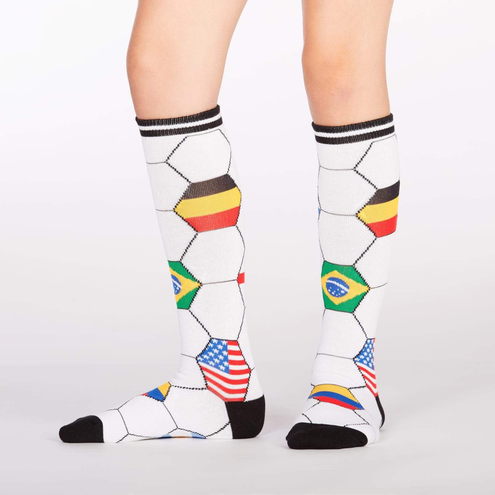 Kick It Socks Youth Knee High Socks Ages 3-6