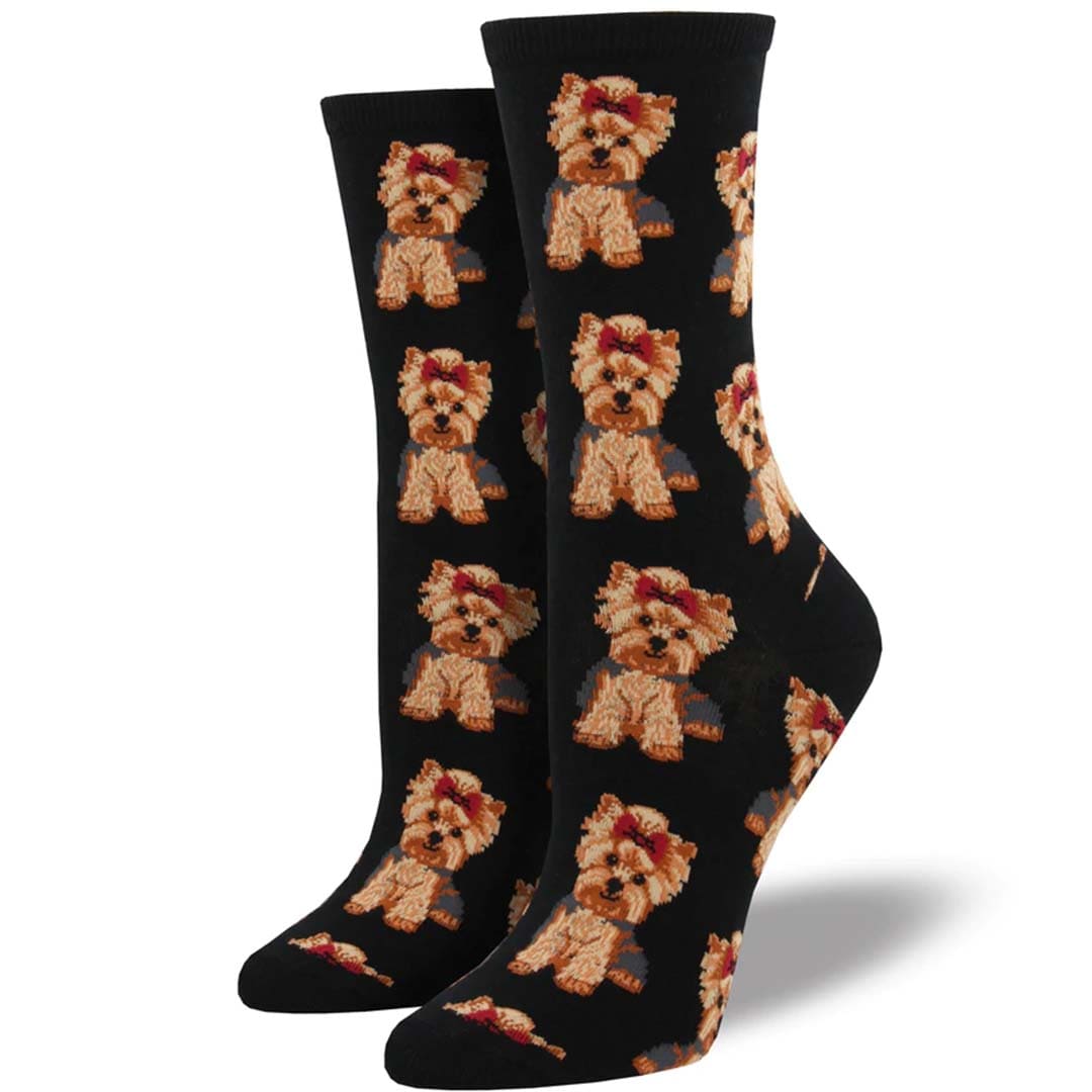 Yorkies Socks Women’s Crew Sock