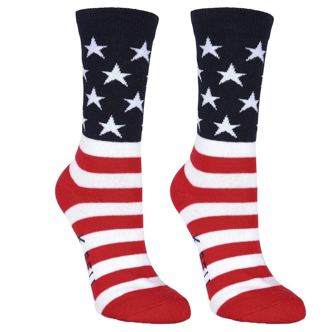 American Flag Sock Women’s Crew Sock