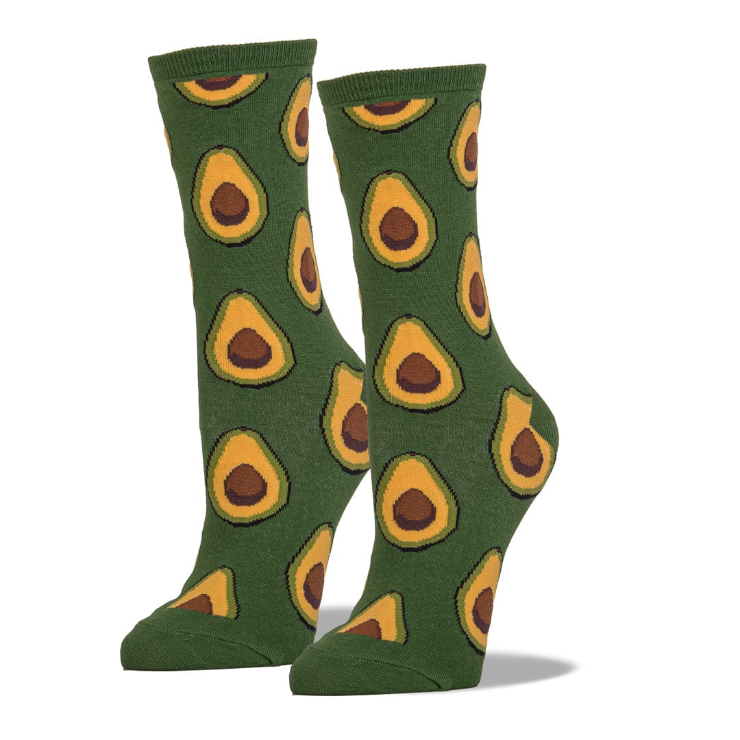 Green Avocado Women’s Crew Socks