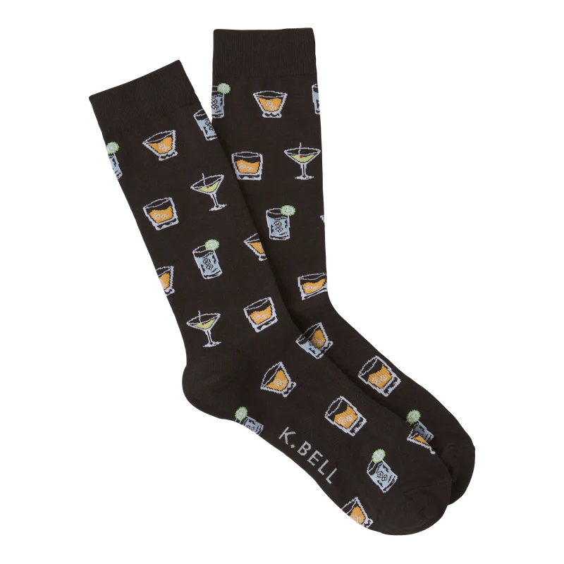 Cocktails Men’s Crew Socks