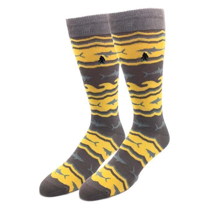 Bamboo Shark Socks Men’s Crew Dress Sock