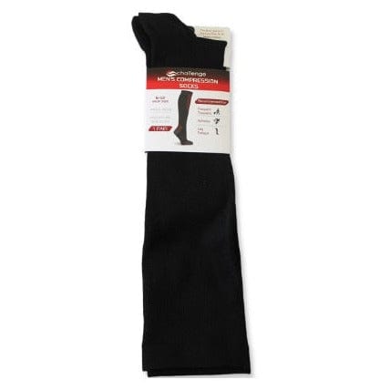 Solid Black Compression Socks