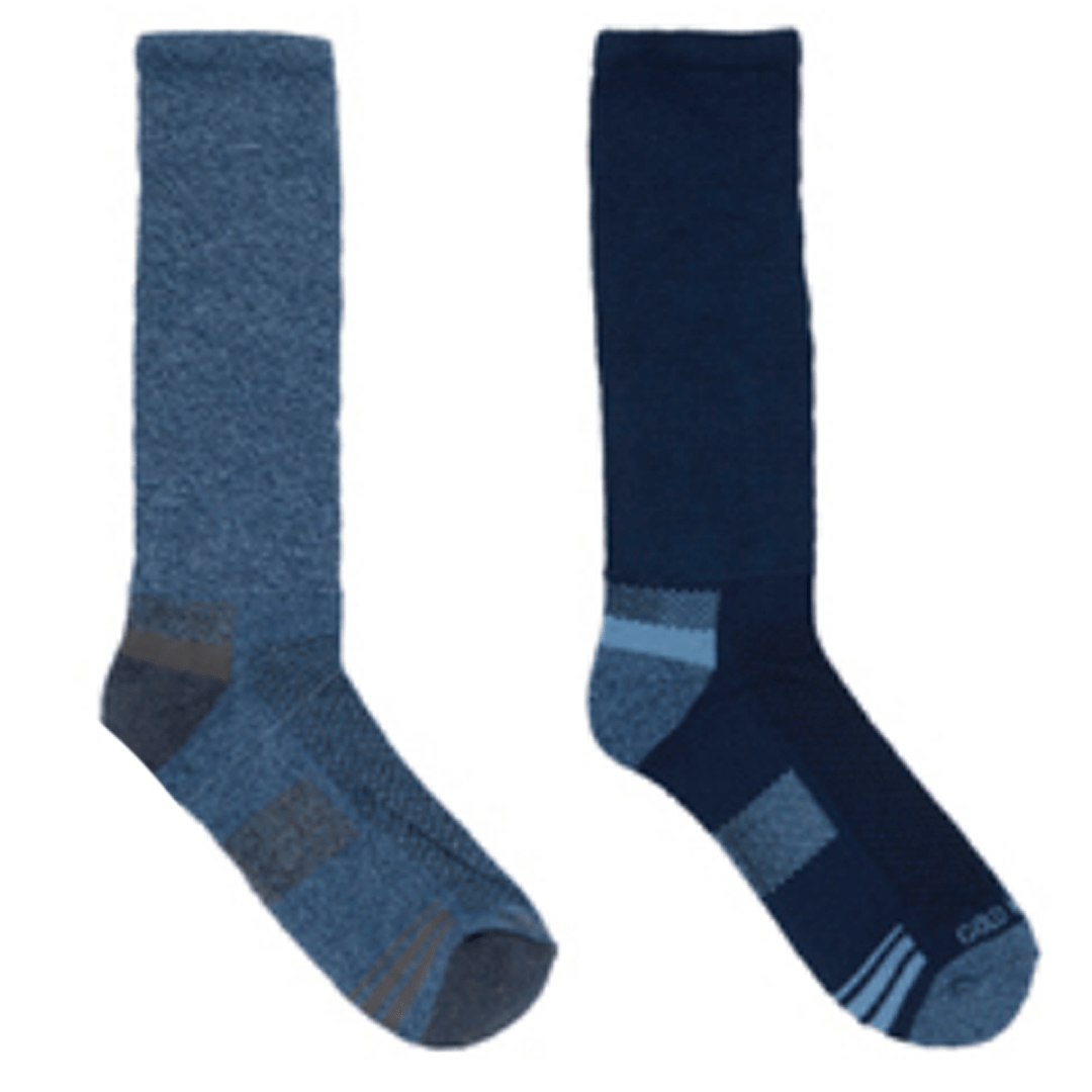 Diabetic Men’s Athletic Crew Socks 2 Pack