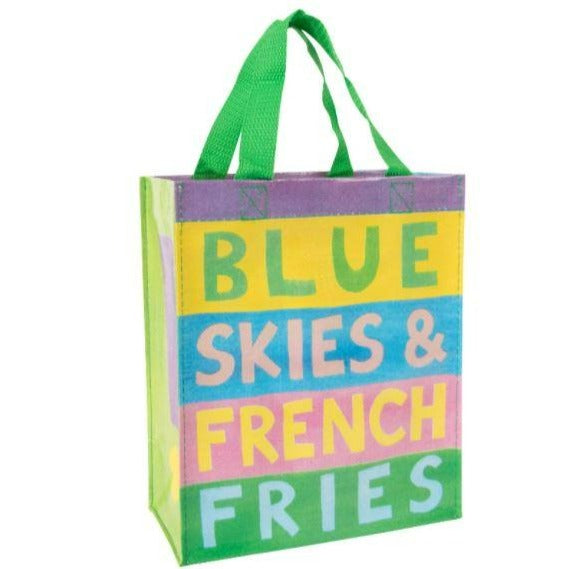 Blue Skies & French Fries Small Tote Bag