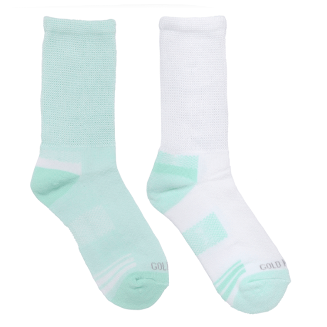 Diabetic Women’s Athletic Cushion Crew Sock 2pk