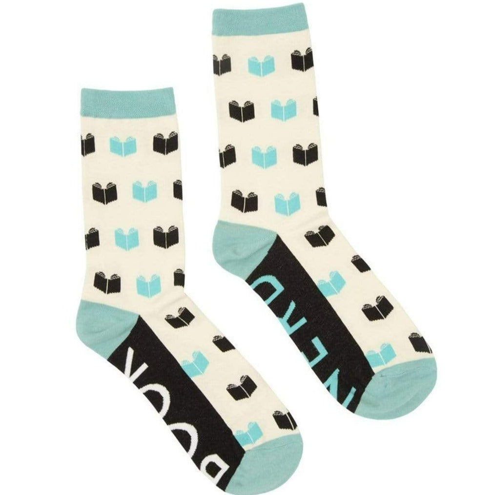 Book Nerd Socks Crew Socks