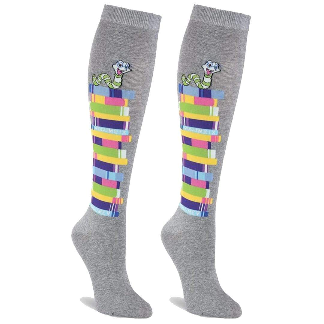 Book Worm Socks Women’s Knee High Sock